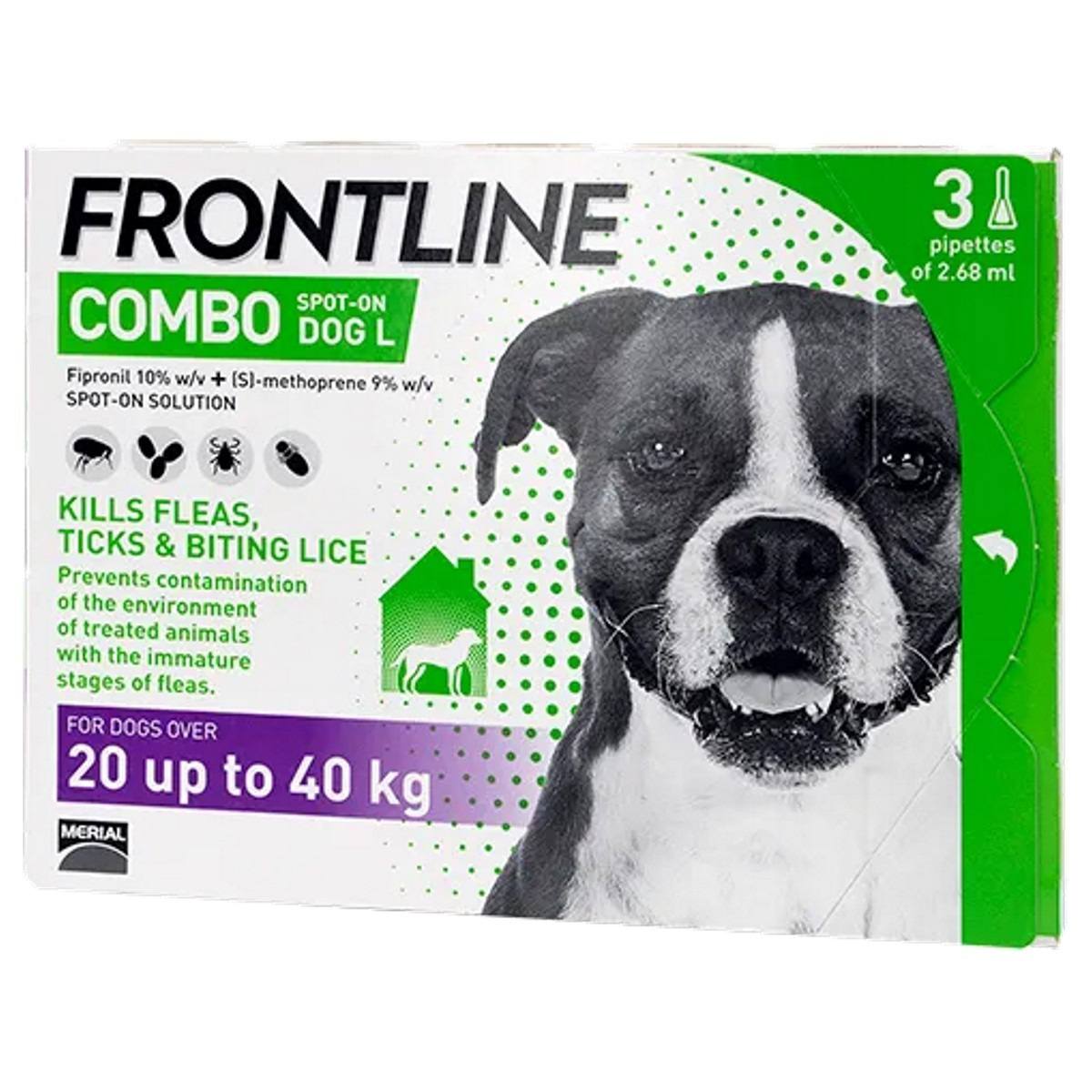 Frontline Combo Spot-On for Large Dogs (20 - 40 kg)