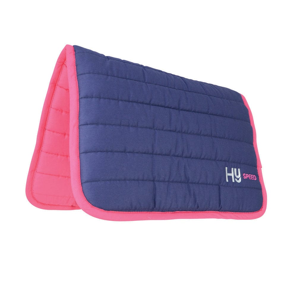 Hy equestrian reversible two colour saddle pad