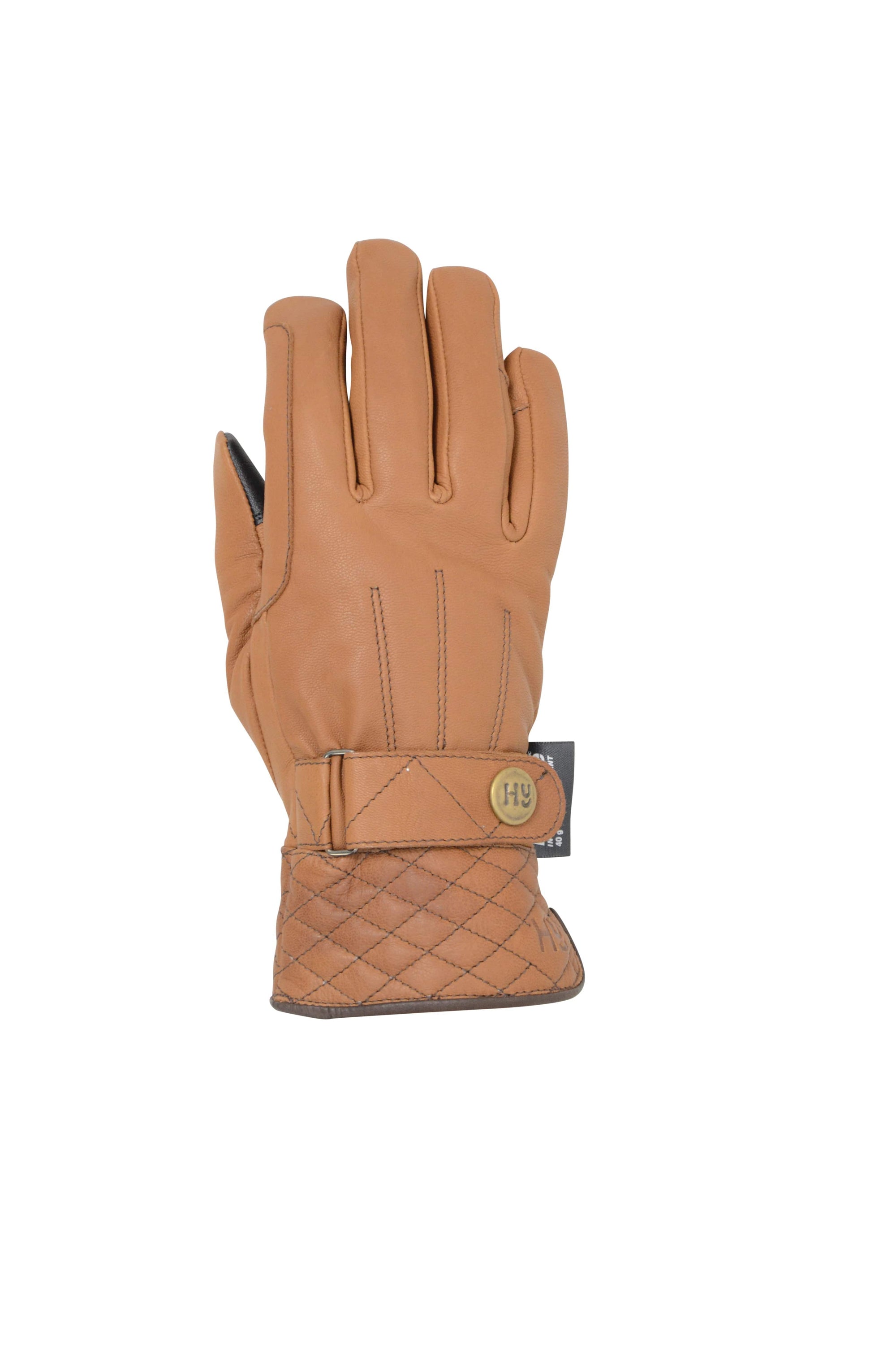 Hy5 thinsulate™ quilted soft leather winter riding gloves