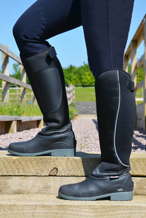 Hy equestrian norway winter yard boots - black - 36 standard