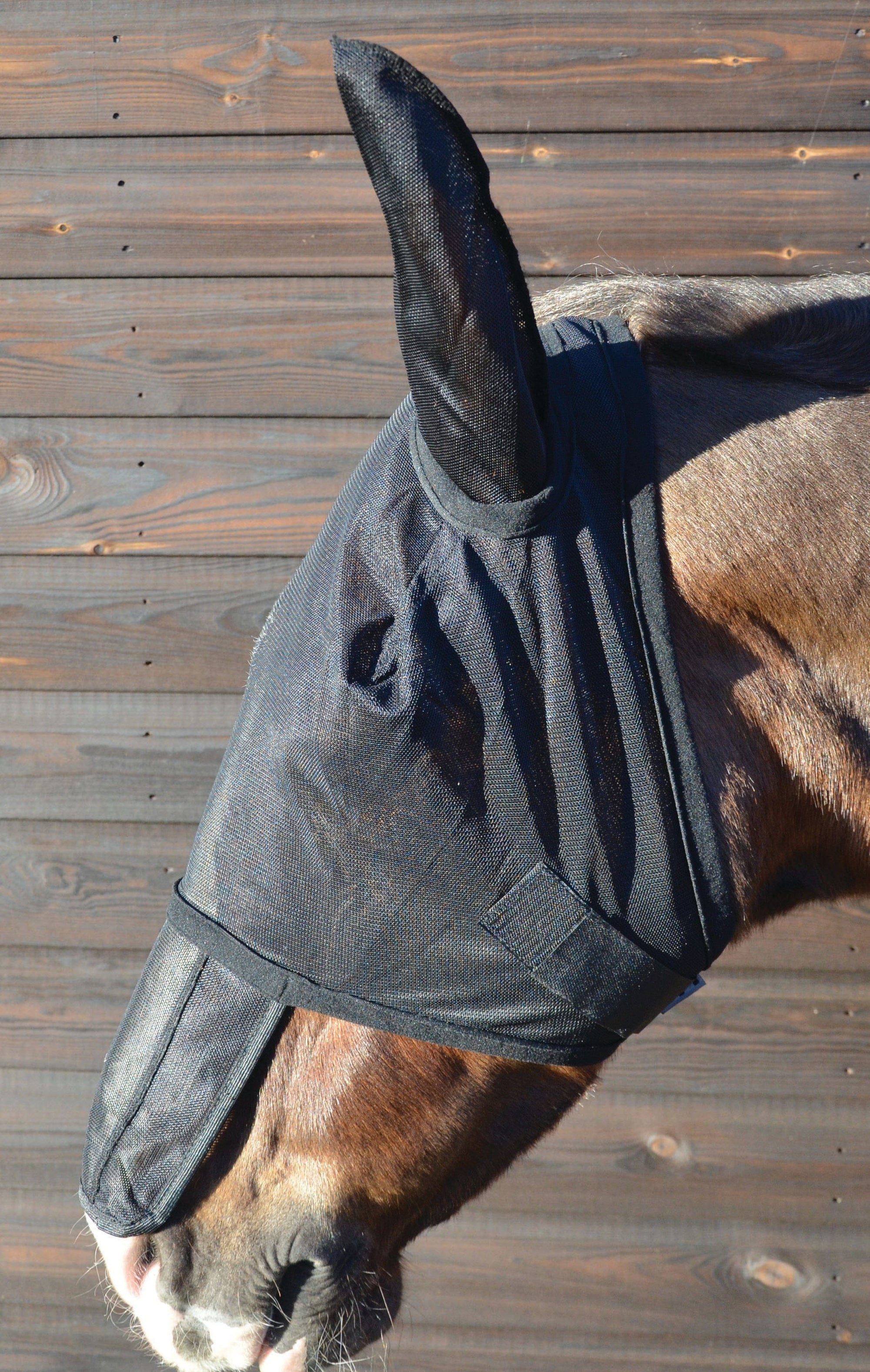 Hy equestrian fly mask with sunshield & ears