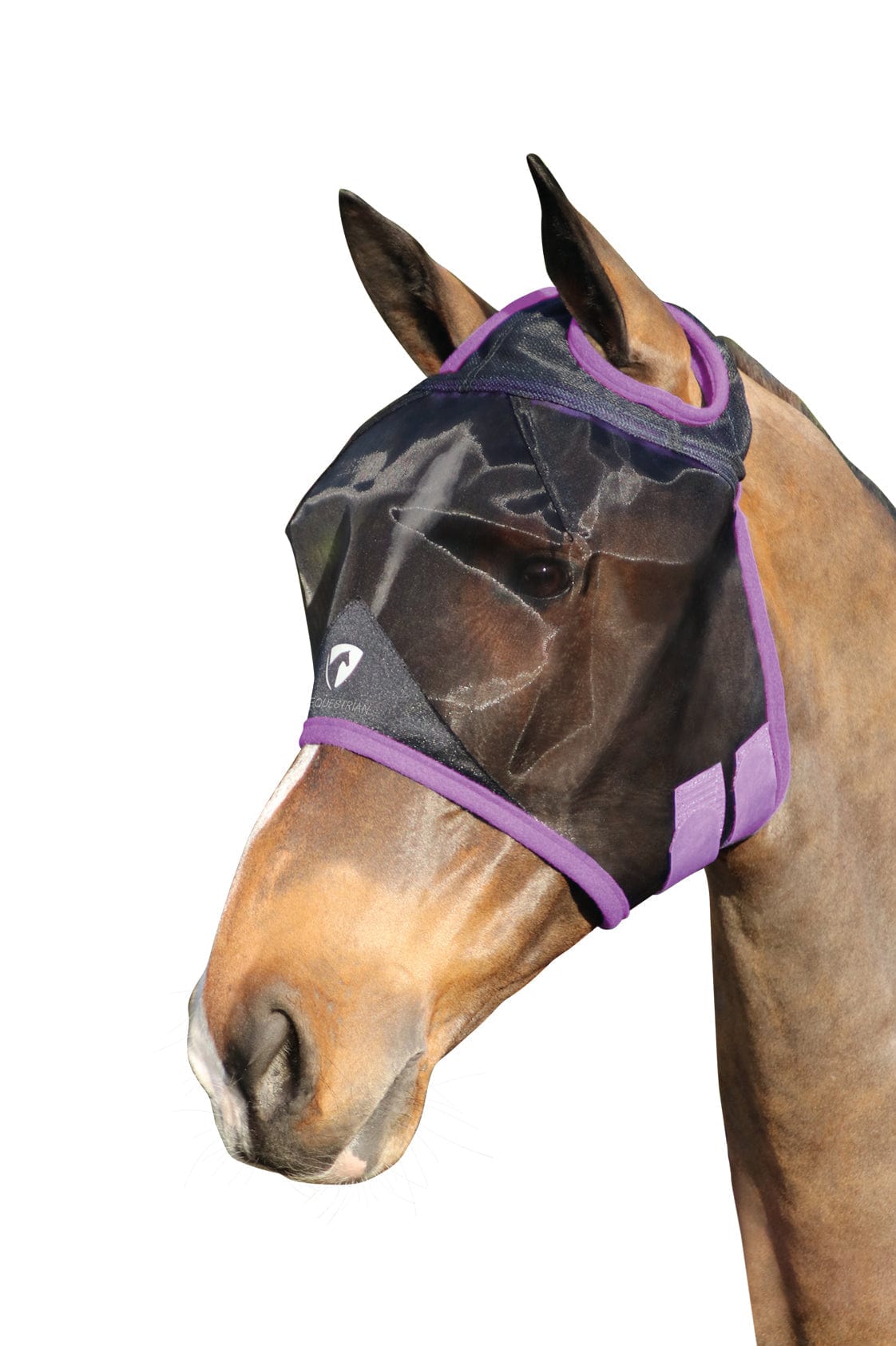 Hy equestrian mesh half mask without ears