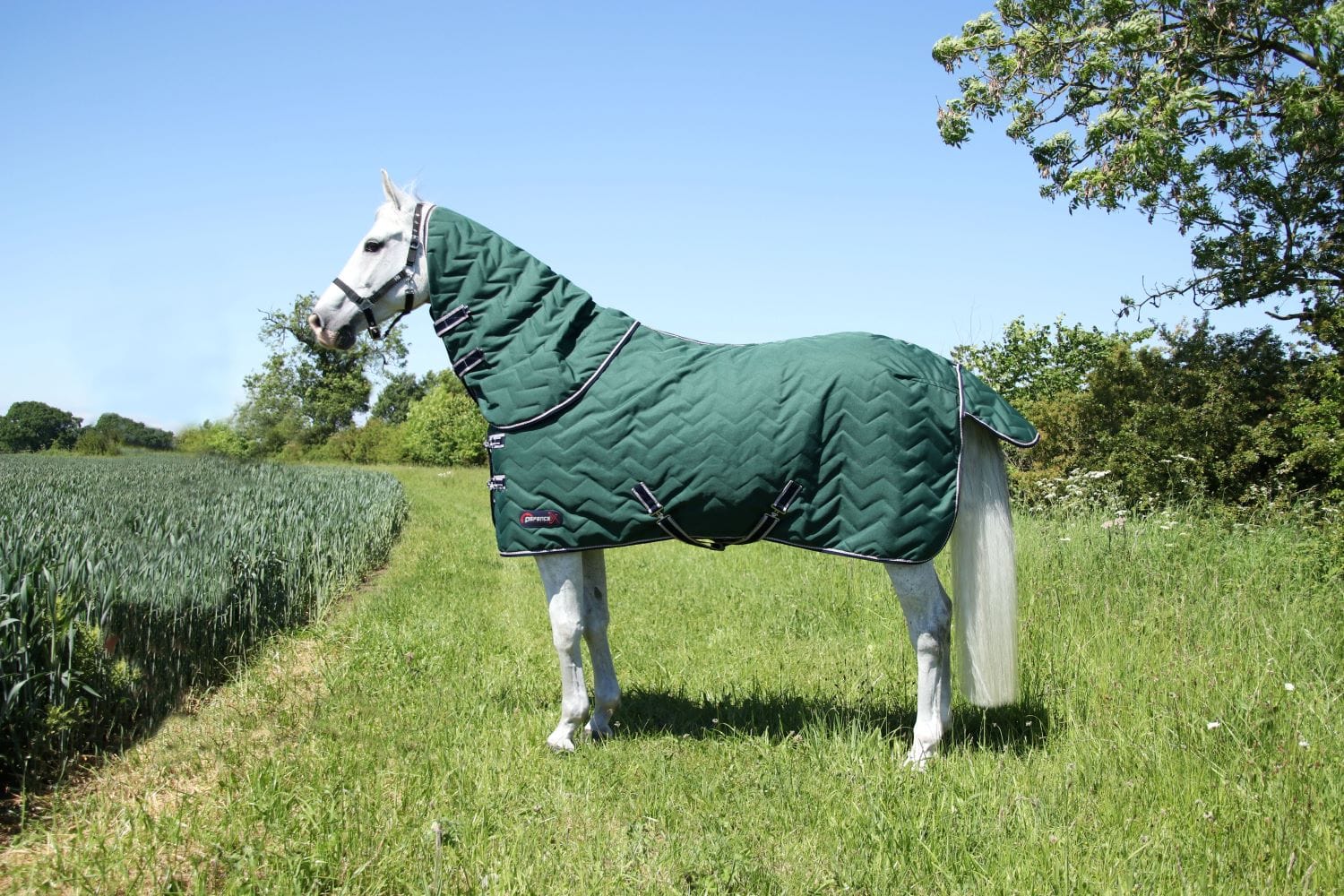 Defencex system 100 stable rug with detachable neck cover