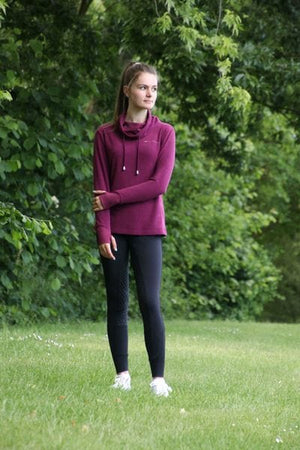 Hy equestrian synergy cowl neck top