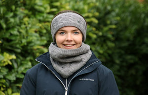 Hy equestrian melrose cable knit headband