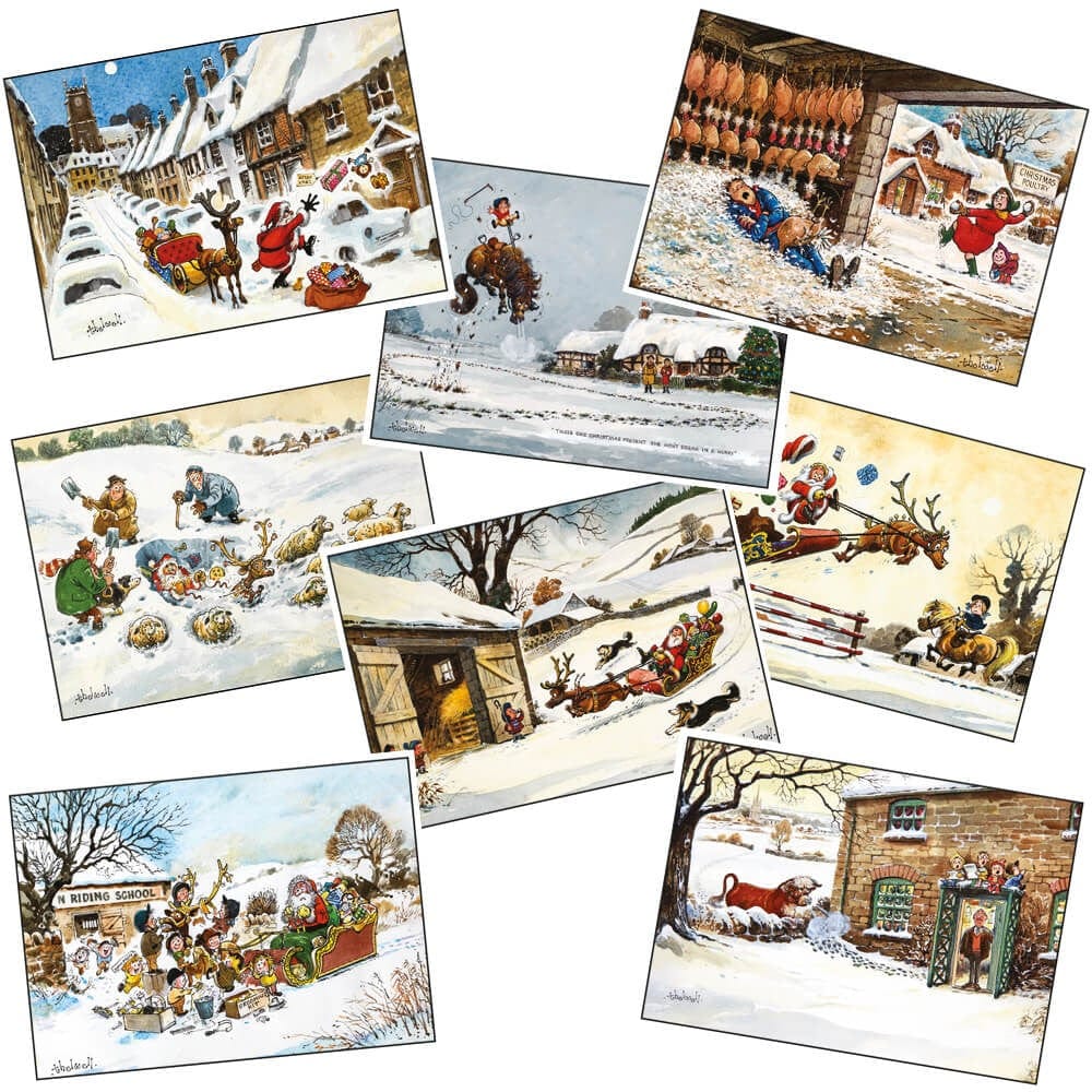 Hy Equestrian Thelwell Xmas Cards