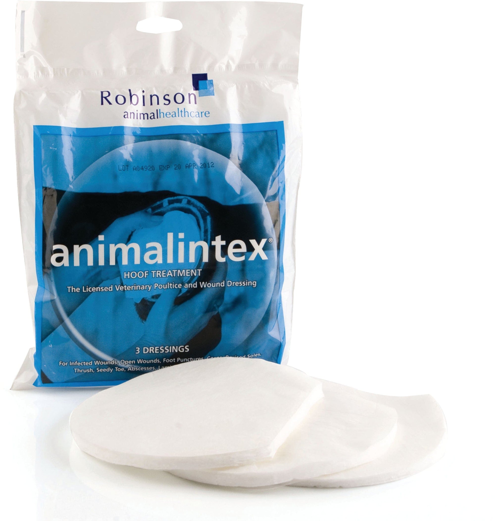 Animalintex hoof treatment