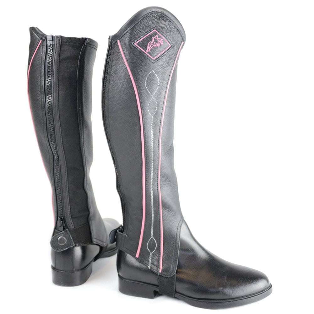 Hyland two tone leather gaiters