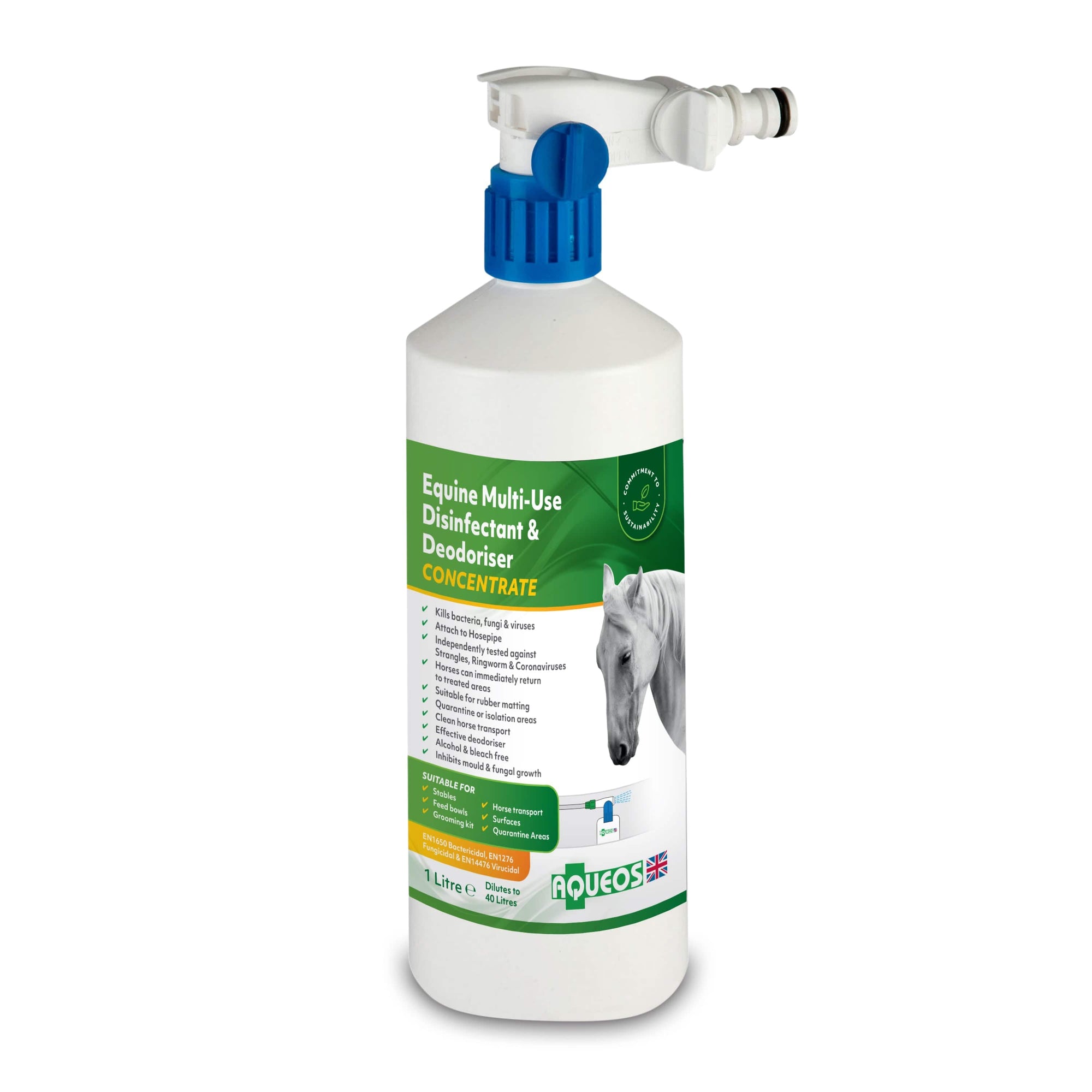 Aqueos stable & multi-use disinfectant