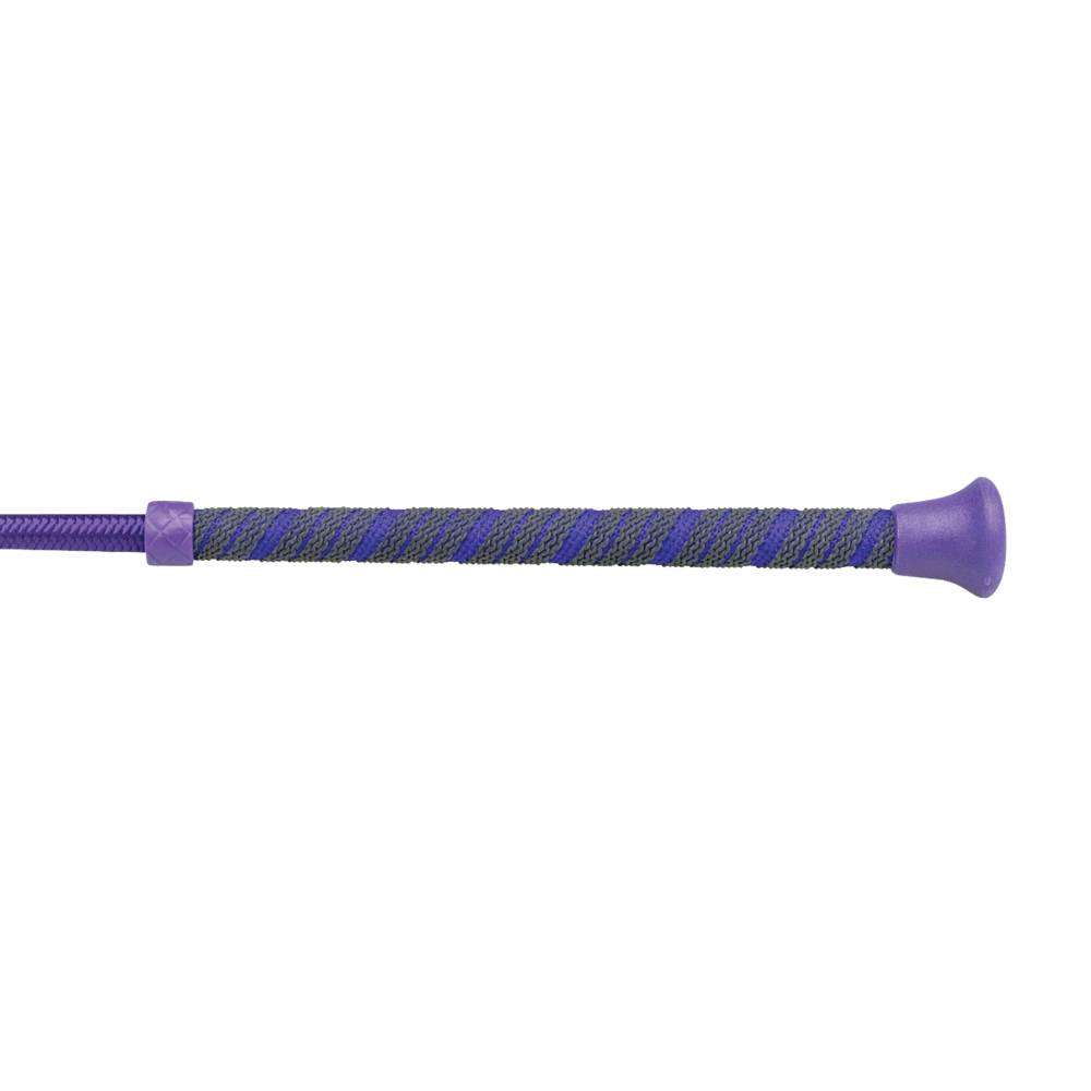 Hy equestrian schooling whip spiral sure grip handle