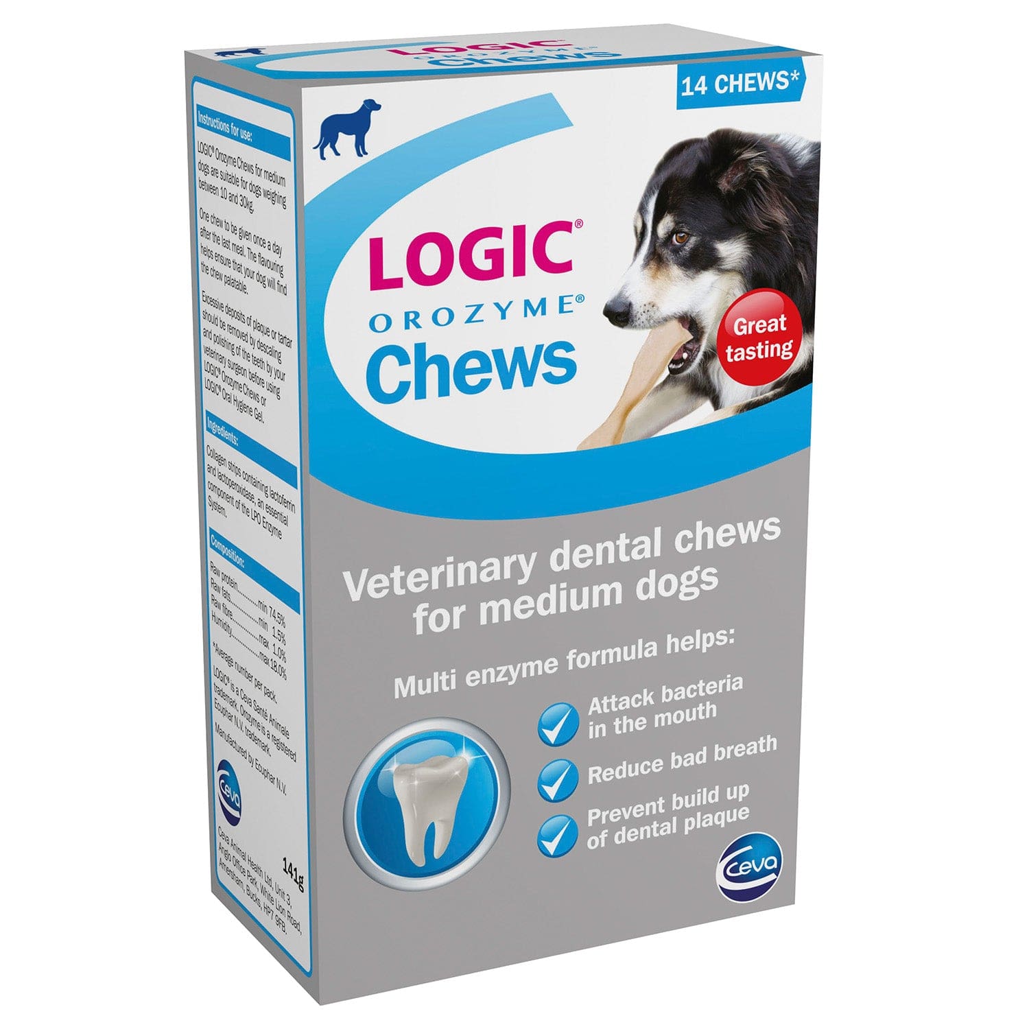 Logic orozyme chews for medium dogs