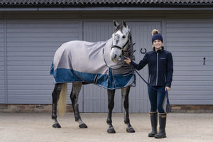 Defencex system 50 turnout rug with detachable neck cover