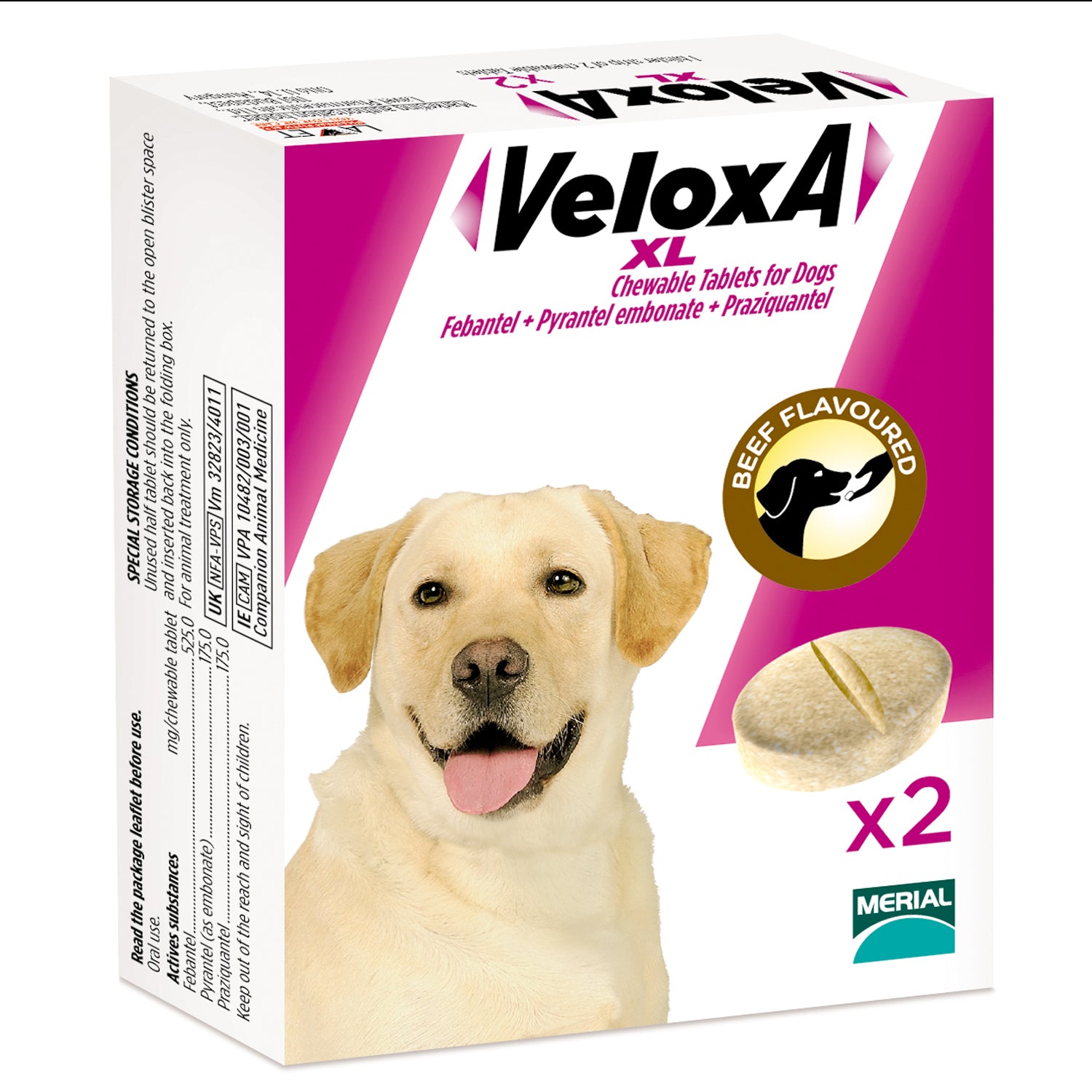 Veloxa Xl Chewable Tablets For Dogs