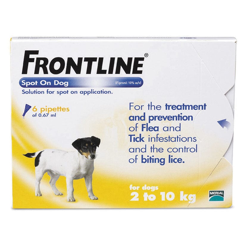 Frontline spot on dog