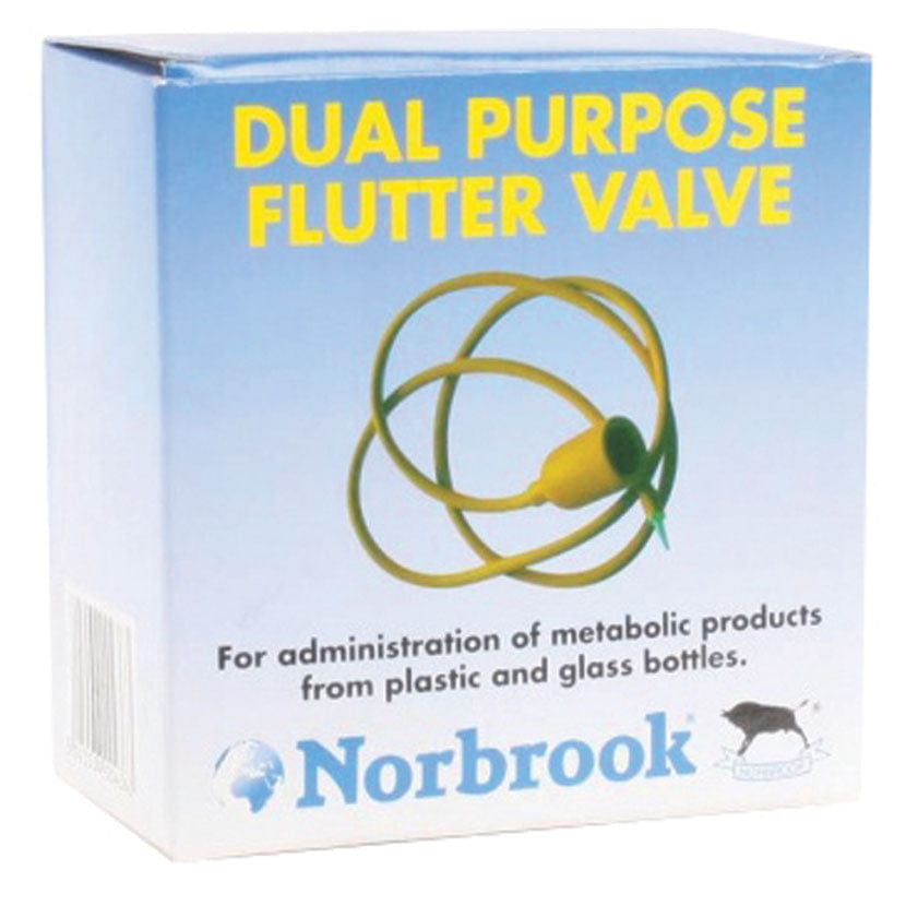 Dual purpose flutter valve