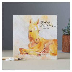 Deckled edge fanciful dolomite card