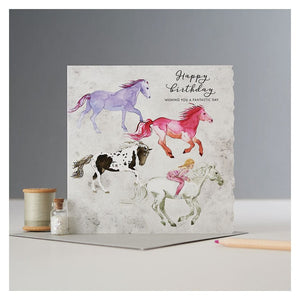 Deckled edge fanciful dolomite card