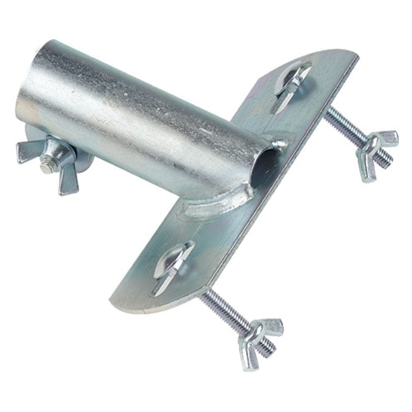 Galvanised steel socket with wing nuts and bolts
