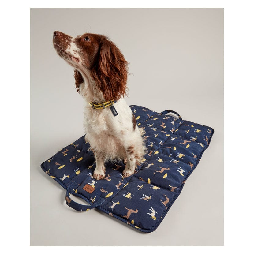 Joules dog print travel mat