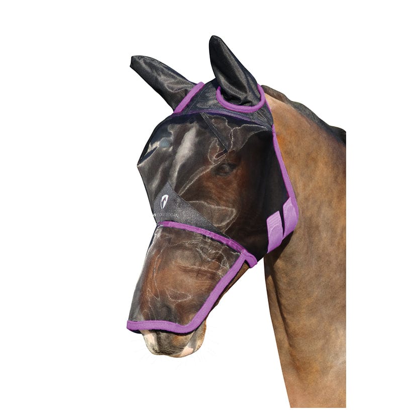 Hy equestrian mesh full mask with ears and nose