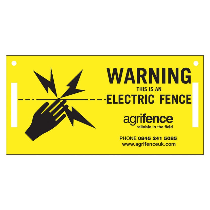 Agrifence warning signs (h4873)