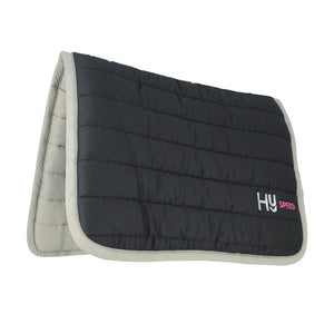 Hy equestrian reversible two colour saddle pad