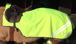 Reflector fleece exercise sheet by hy equestrian