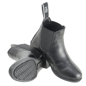 Hy equestrian beverley synthetic combi leather jodhpur boot