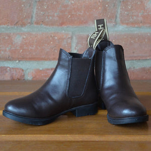 Hy equestrian beverley synthetic combi leather jodhpur boot