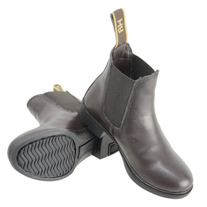 Hy equestrian beverley synthetic combi leather jodhpur boot