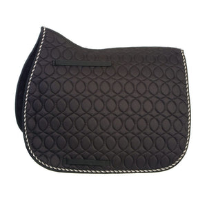 Hy equestrian deluxe saddle pad with cord binding