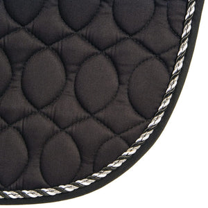 Hy equestrian deluxe saddle pad with cord binding