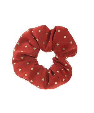 Showquest lurex spot scrunchie