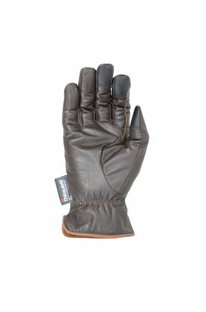 Hy equestrian thinsulate™ leather winter riding gloves