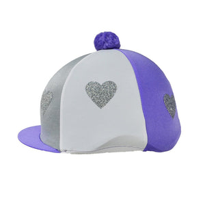 Love Heart Glitter Hat Cover By Little Rider