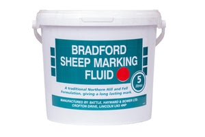 Bradford sheep marking fluid