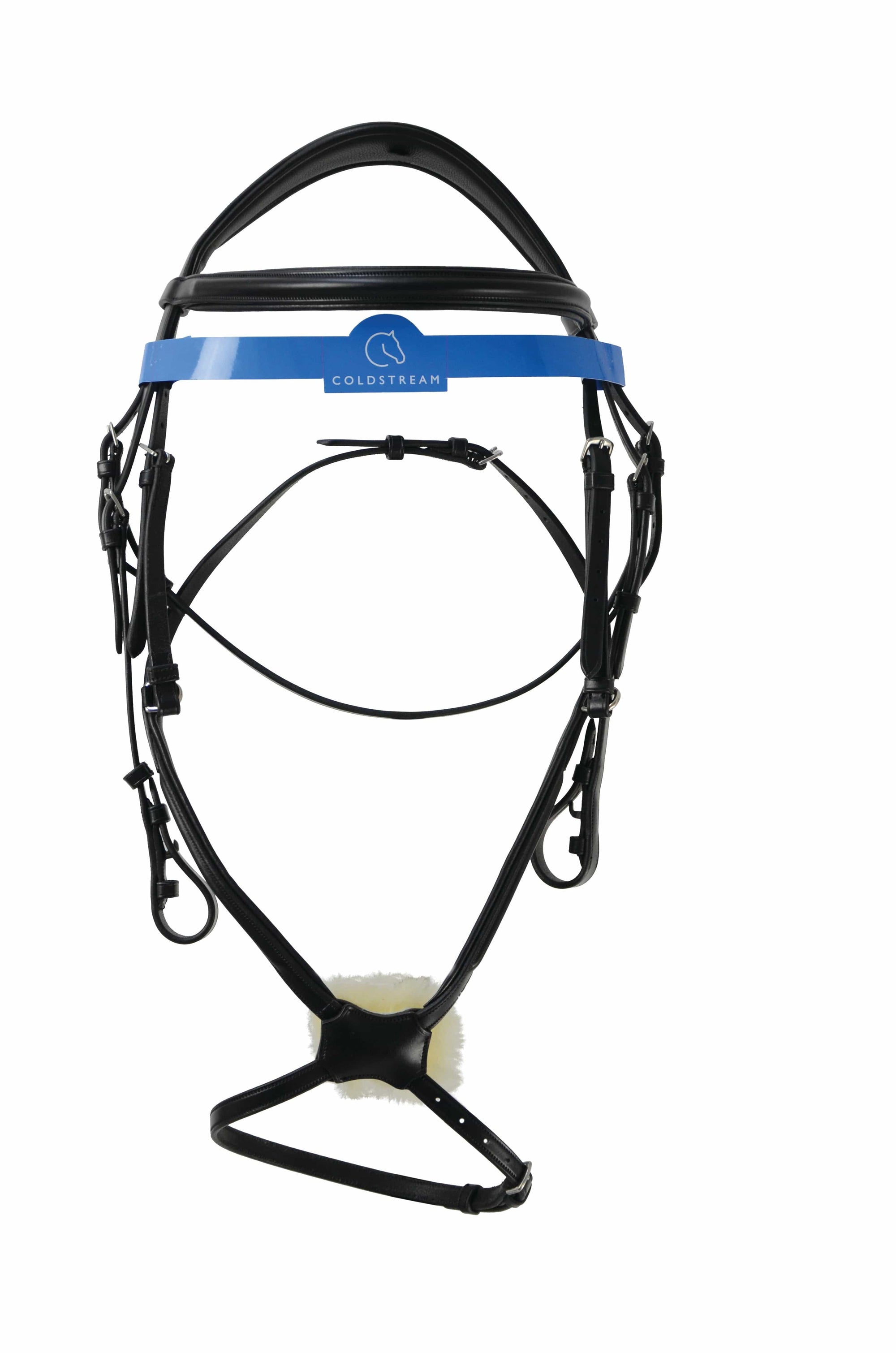 Coldstream elite figure of 8 bridle with rubber reins