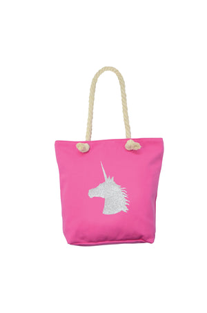 Hyfashion unicorn glitter tote bag