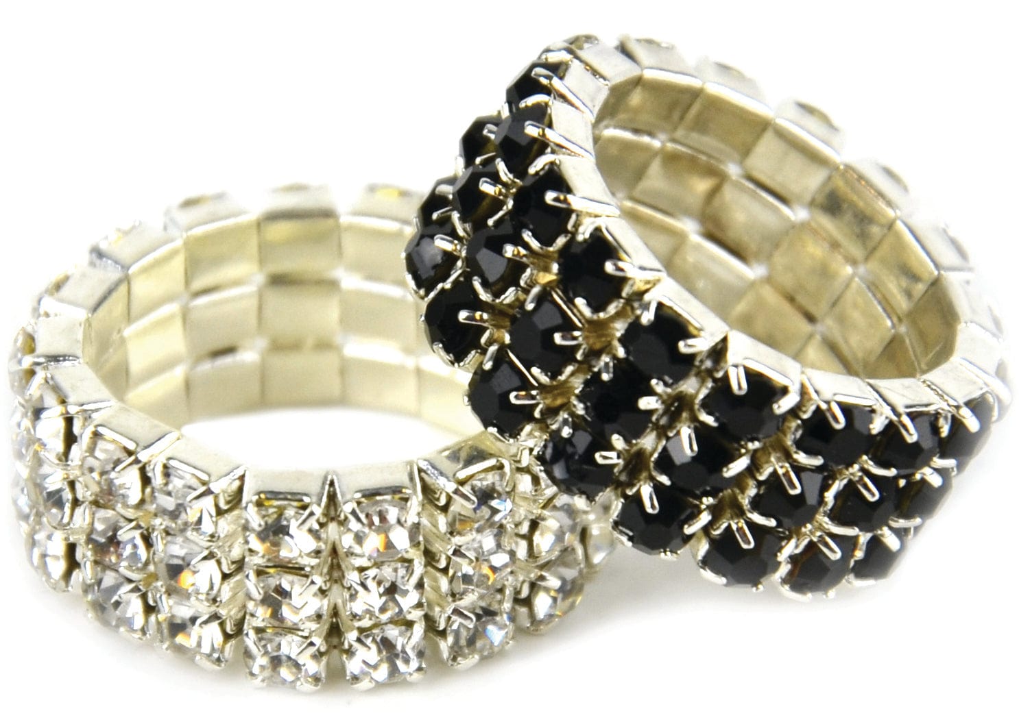 Lincoln diamante plaiting bands