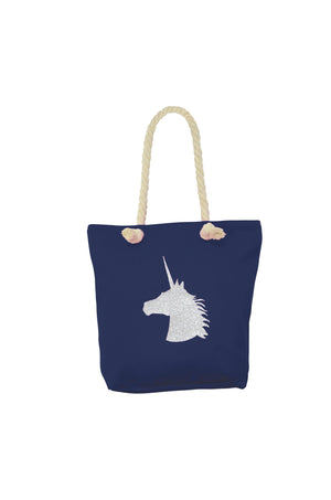 Hyfashion unicorn glitter tote bag