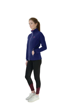 Coldstream berwick softshell jacket - navy/raspberry sorbet