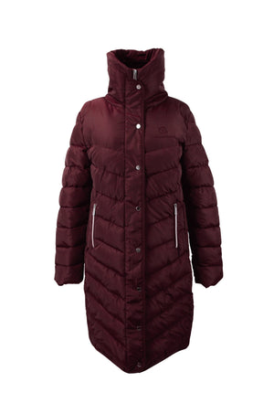 Coldstream kimmerston long quilted coat - forest green - x 