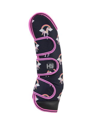 Hy unicorn travel boots - navy/pink - pony