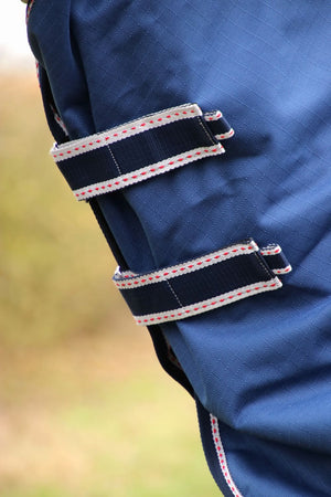 Defencex system turnout rug with detachable neck cover