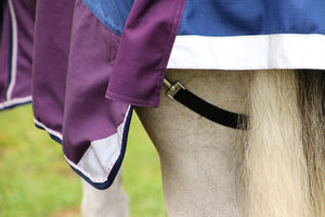 Defencex system turnout rug with detachable neck cover