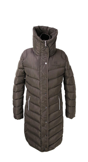 Coldstream kimmerston long quilted coat - forest green - x 