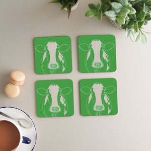 Deckled edge melamine coasters