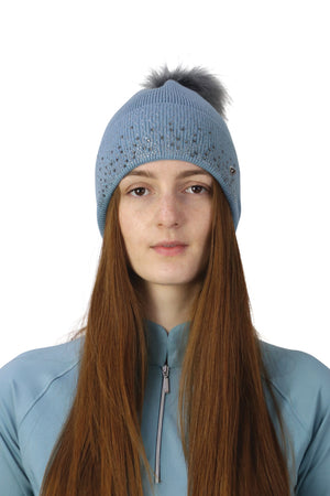 Hy equestrian synergy diamante bobble hat