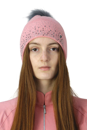 Hy Equestrian Synergy Diamante Bobble Hat