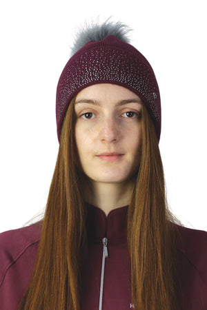 Hy Equestrian Synergy Diamante Bobble Hat